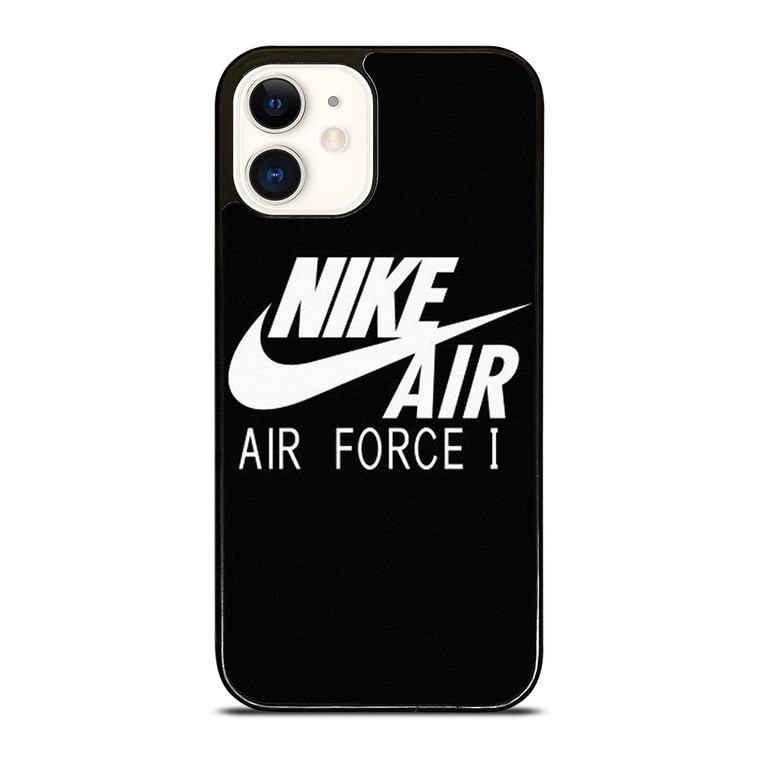 NIKE AIR FORCE 1 LOGO iPhone 12 Case Cover