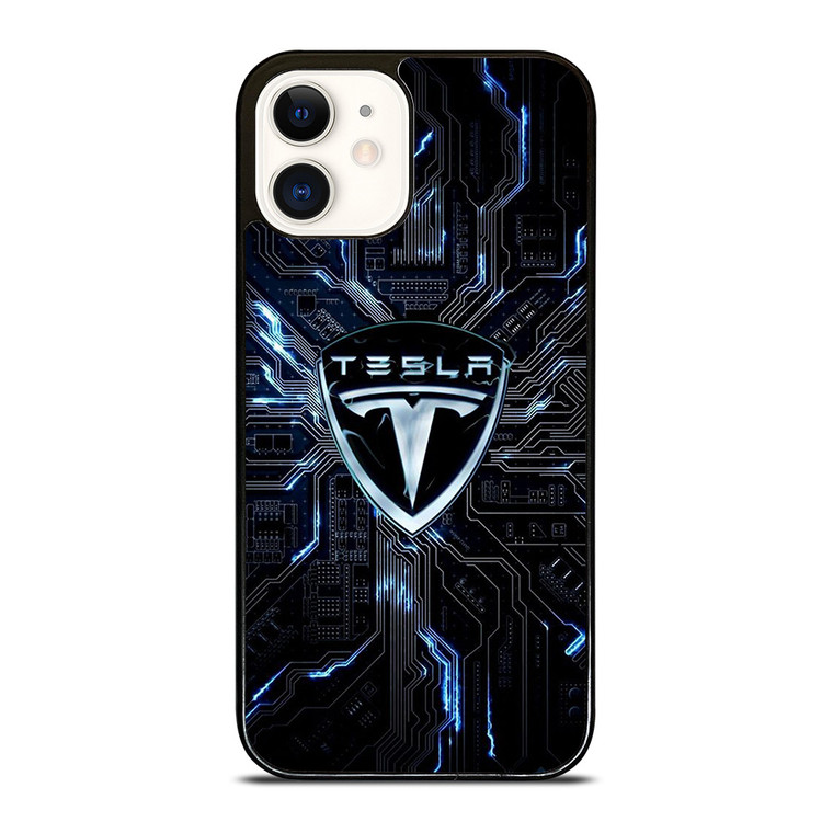 TESLA CAR ENGINE iPhone 12 Case Cover
