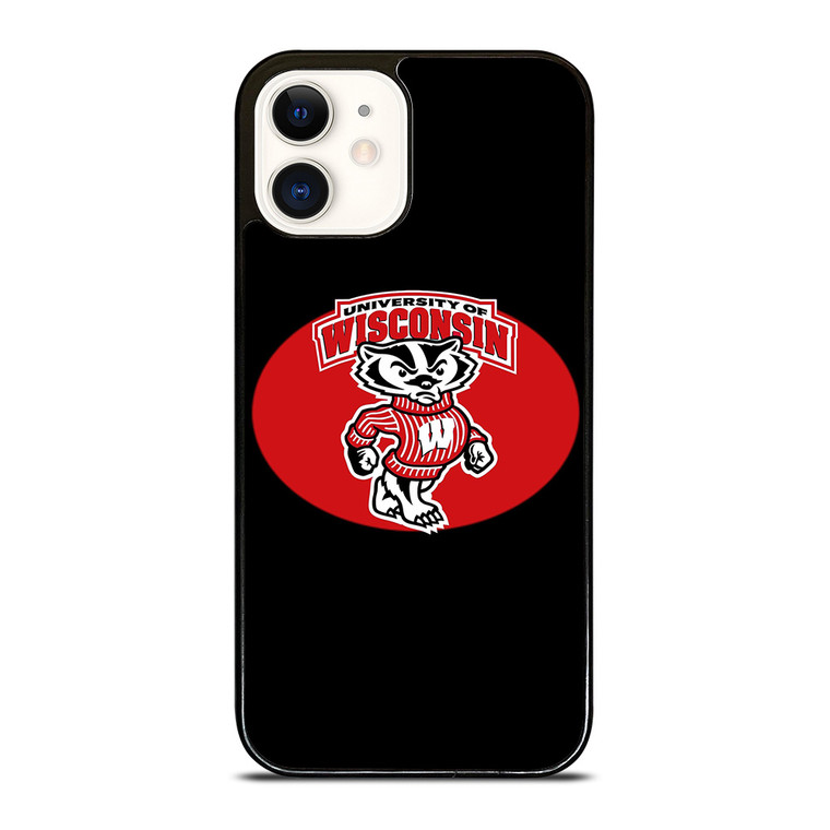 UNIVERSITY OF WISCONSIN ICON iPhone 12 Case Cover