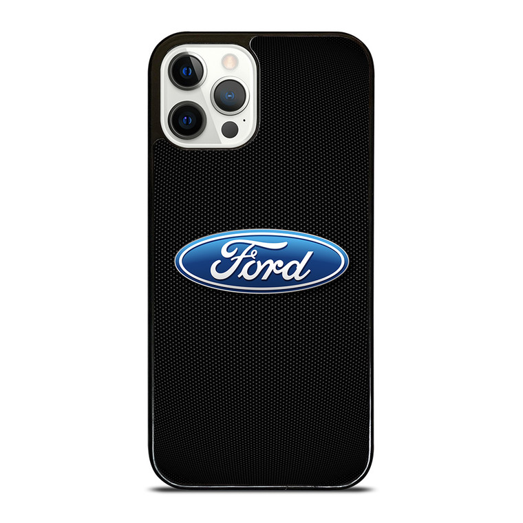 FORD CARBON FIBER iPhone 12 Pro Case Cover