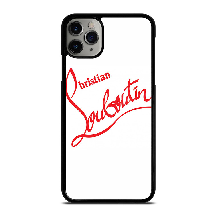 CHRISTIAN LOUBOUTIN WHITE iPhone 11 Pro Max Case Cover