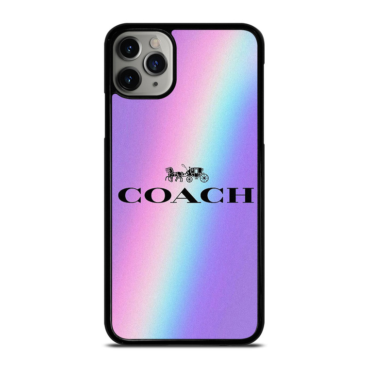 COACH NEW YORK VINTAGE RAINBOW iPhone 11 Pro Max Case Cover