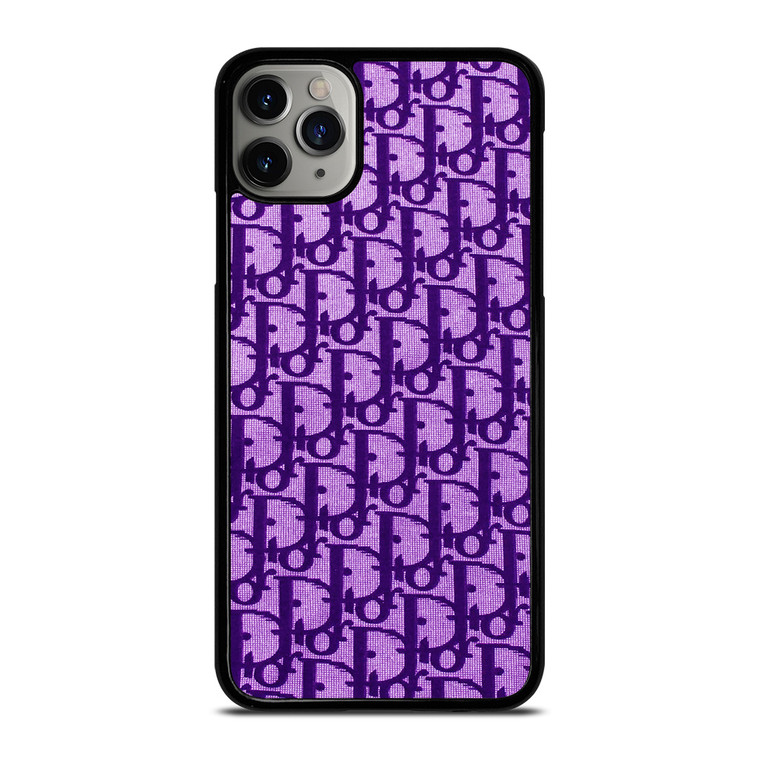 DIOR LOGO PURPLE iPhone 11 Pro Max Case Cover
