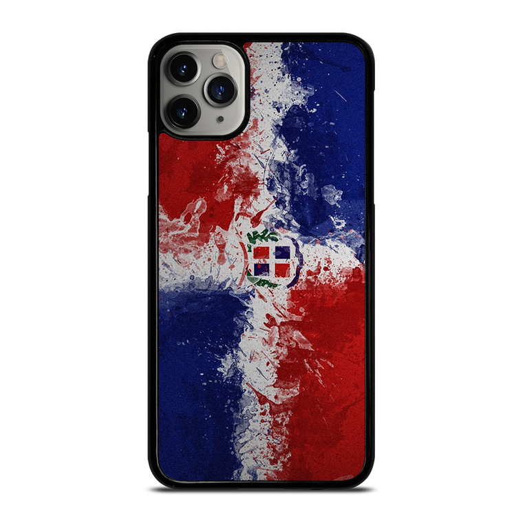 DOMINICAN REPUBLIC FLAG ART iPhone 11 Pro Max Case Cover