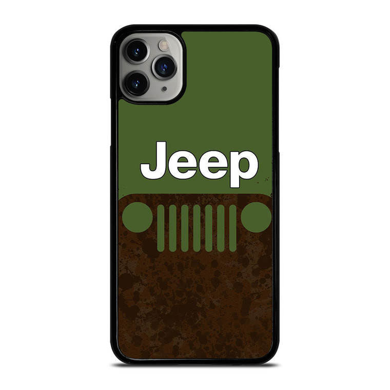 JEEP GREEN RUSTY LOGO iPhone 11 Pro Max Case Cover