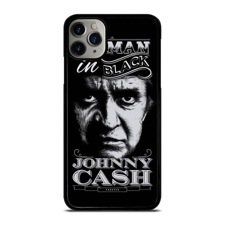 JOHNNY CASH MAN IN BLACK iPhone 11 Pro Max Case Cover