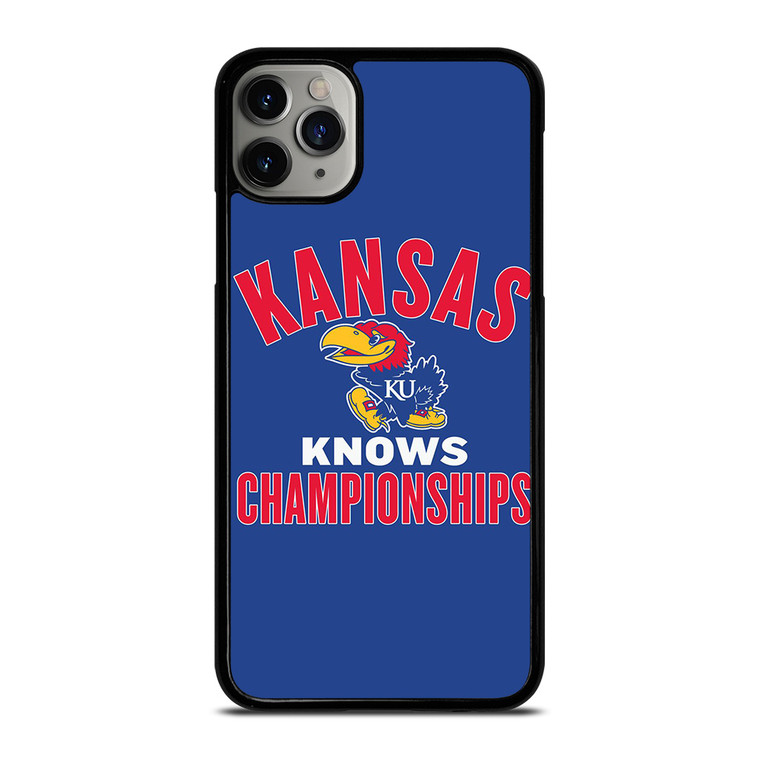 KANSAS JAYHAWKS BASKETBALL CHAMPIONS iPhone 11 Pro Max Case Cover