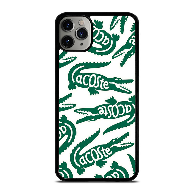 LACOSTE PATTERN iPhone 11 Pro Max Case Cover