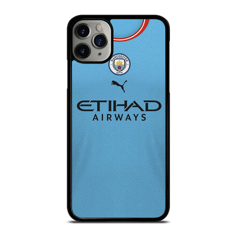 MANCHESTER CITY 2022-23 JERSEY iPhone 11 Pro Max Case Cover MANCHESTER CITY 2022-23 JERSEY iPhone 11 Pro Max Case Cover