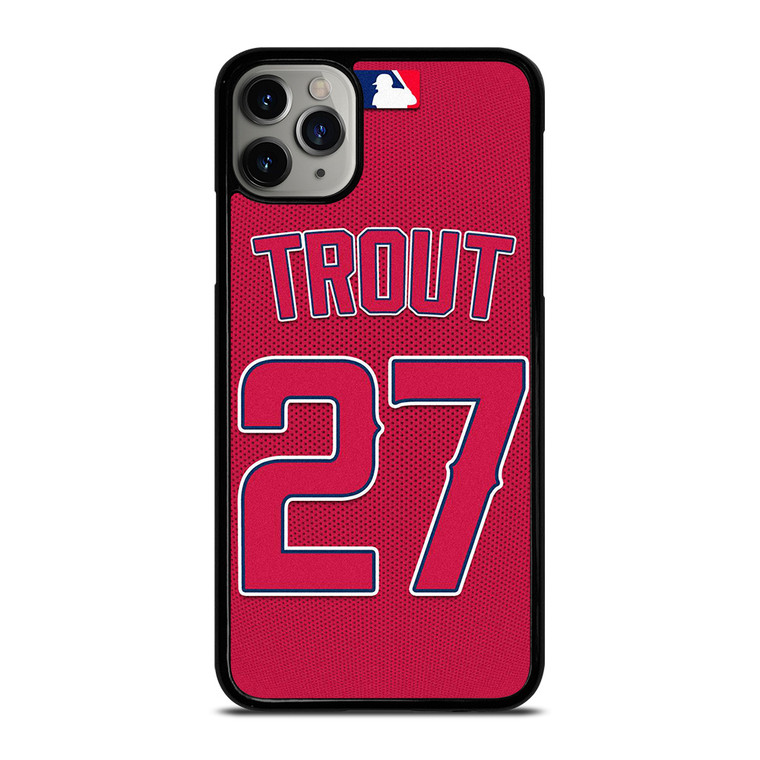 MIKE TROUT LOS ANGELES ANGELS MLB iPhone 11 Pro Max Case Cover