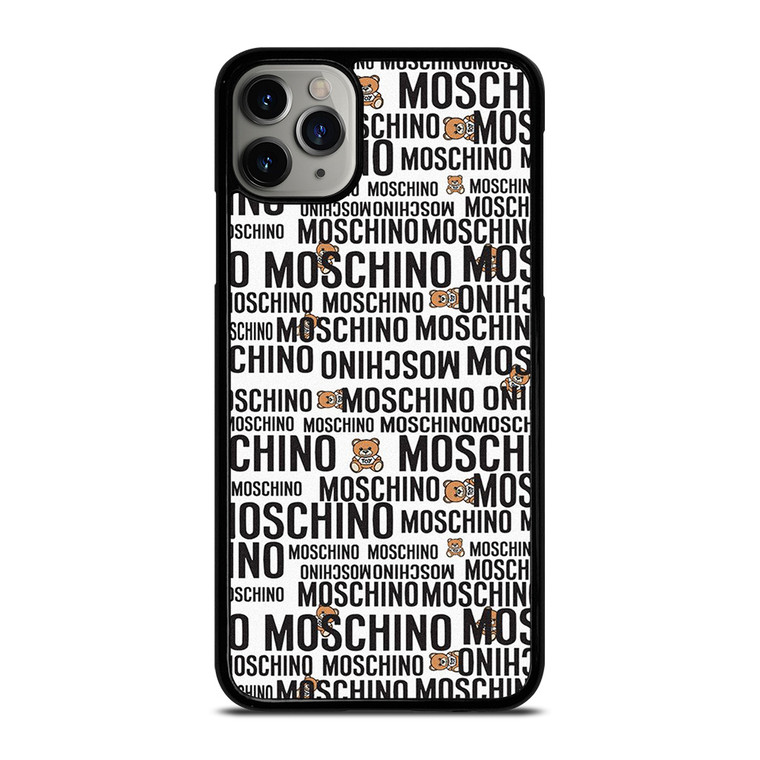 MOSCHINO ABSTRACT LOGO iPhone 11 Pro Max Case Cover