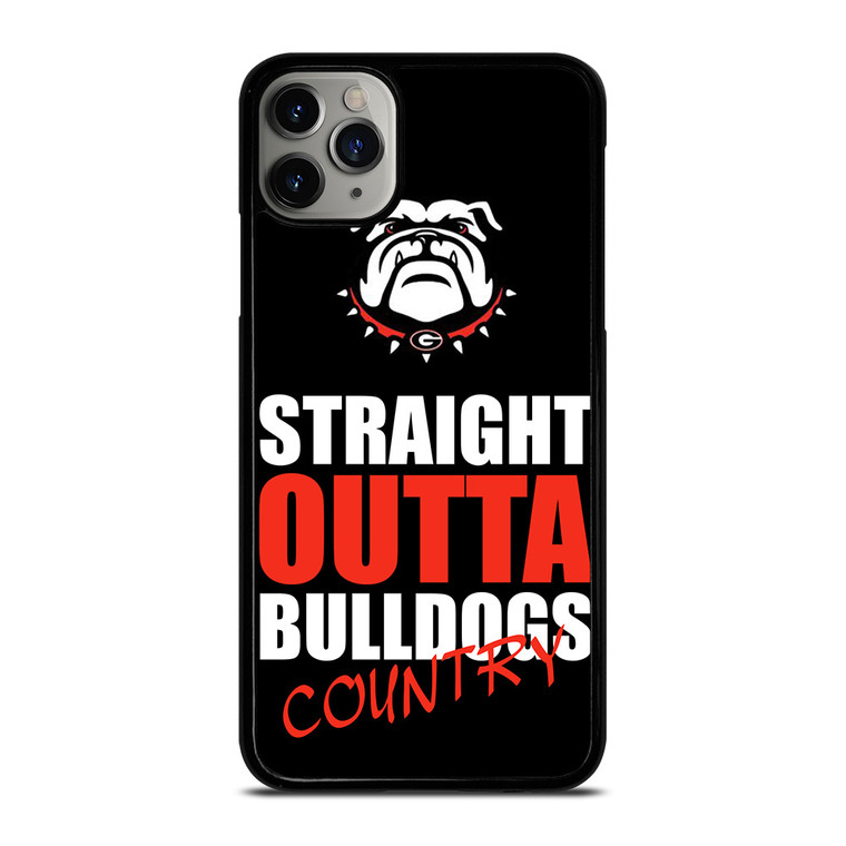 STRAIGHT OUTTA GEORGIA BULLDOGS iPhone 11 Pro Max Case Cover