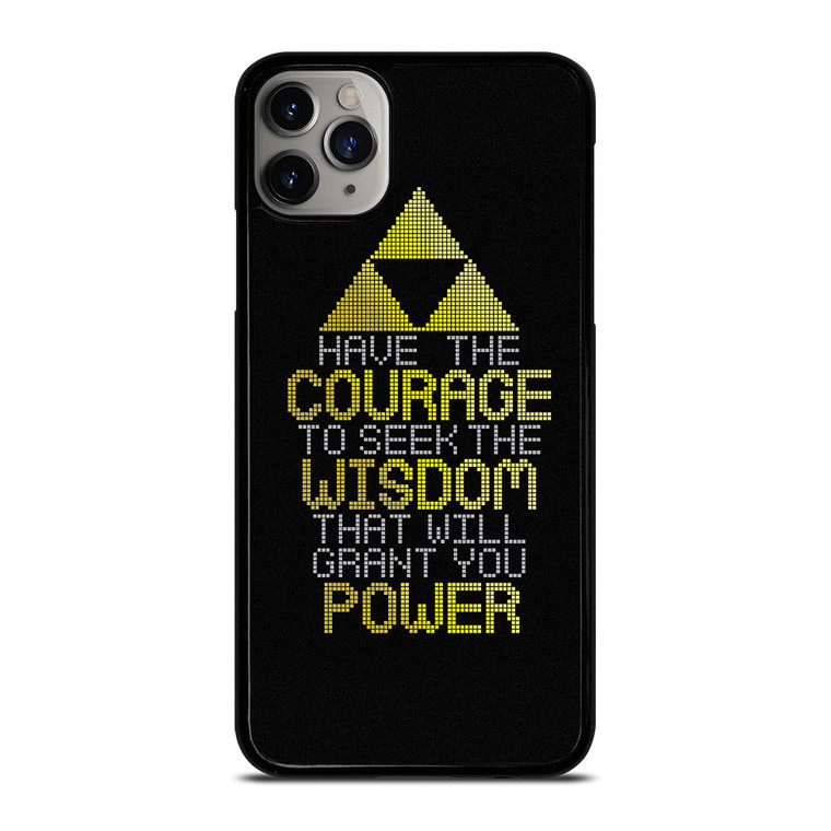 TRIFORCE ZELDA QUOTES iPhone 11 Pro Max Case Cover