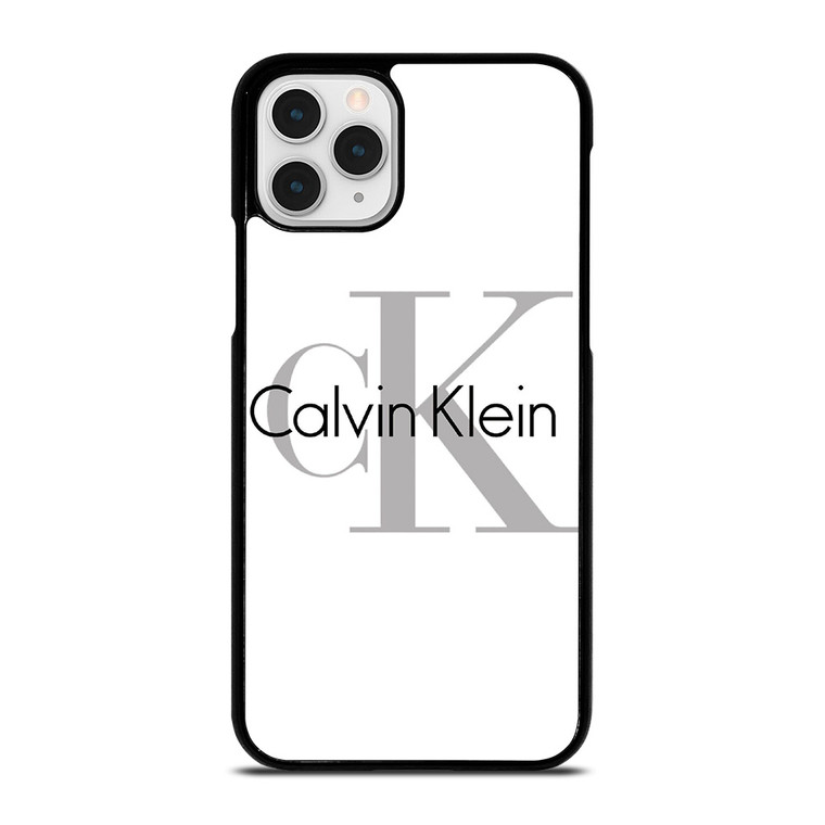 CALVIN KLEIN WHITE LOGO iPhone 11 Pro Case Cover