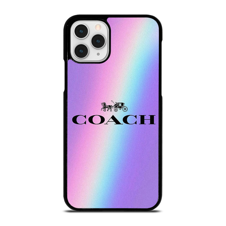 COACH NEW YORK VINTAGE RAINBOW iPhone 11 Pro Case Cover