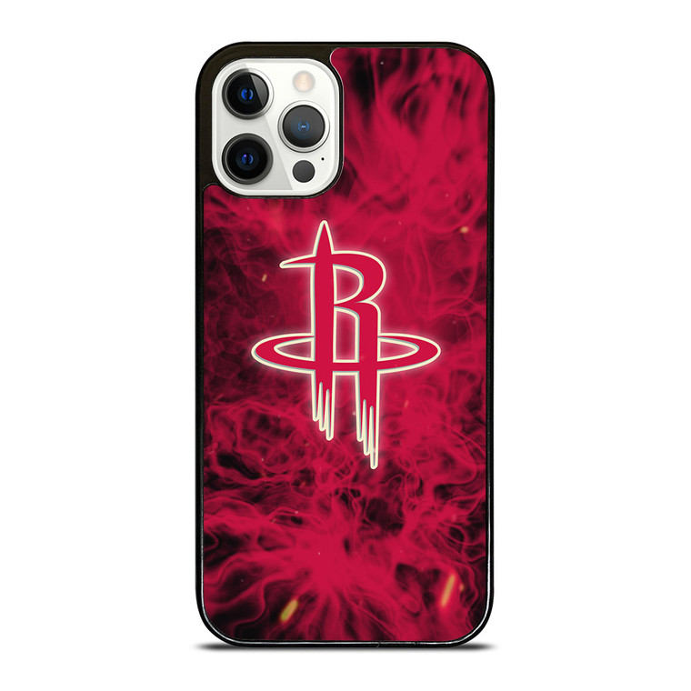 HOUSTON ROCKET BASKETBALL NBA FIRE iPhone 12 Pro Case Cover