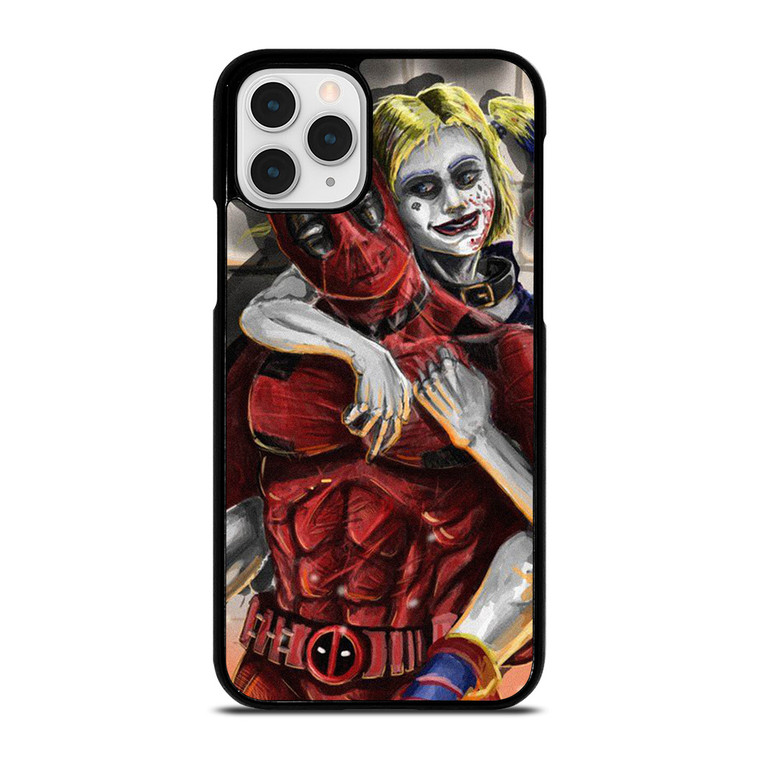 DEADPOOL HARLEY QUINN ART iPhone 11 Pro Case Cover