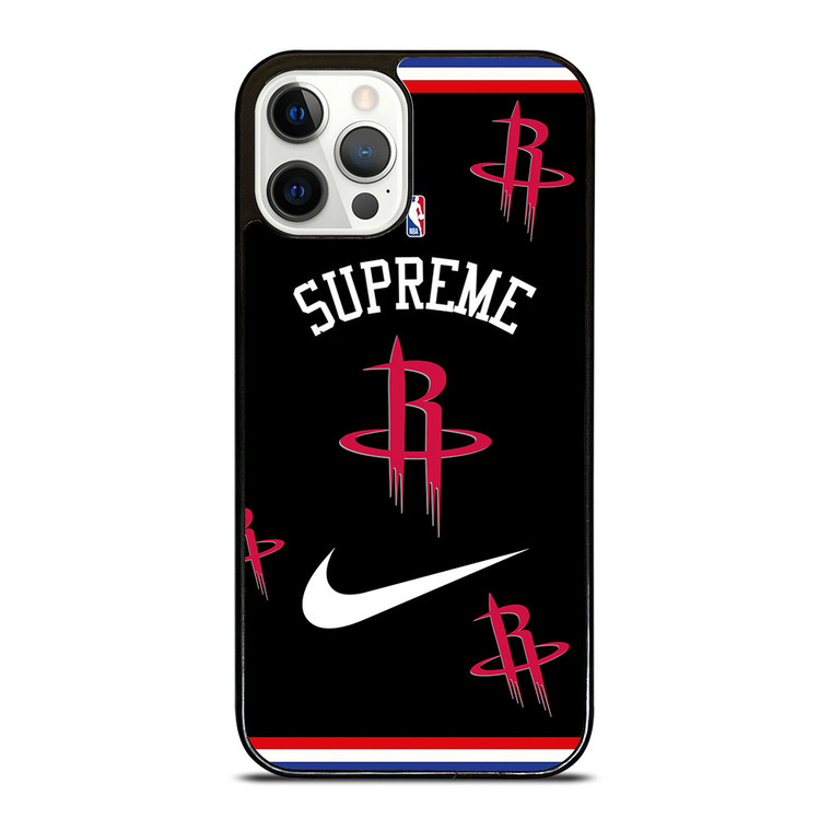 HOUSTON ROCKETS NBA X SUPREME NIKE iPhone 12 Pro Case Cover