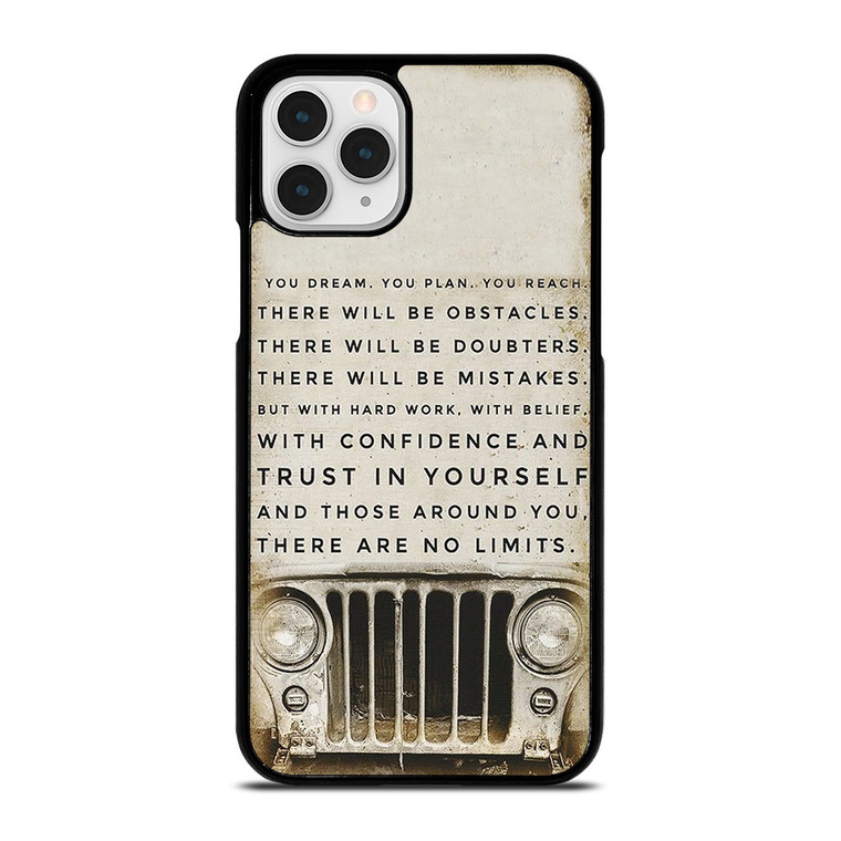 JEEP FUNNY QUOTES iPhone 11 Pro Case Cover