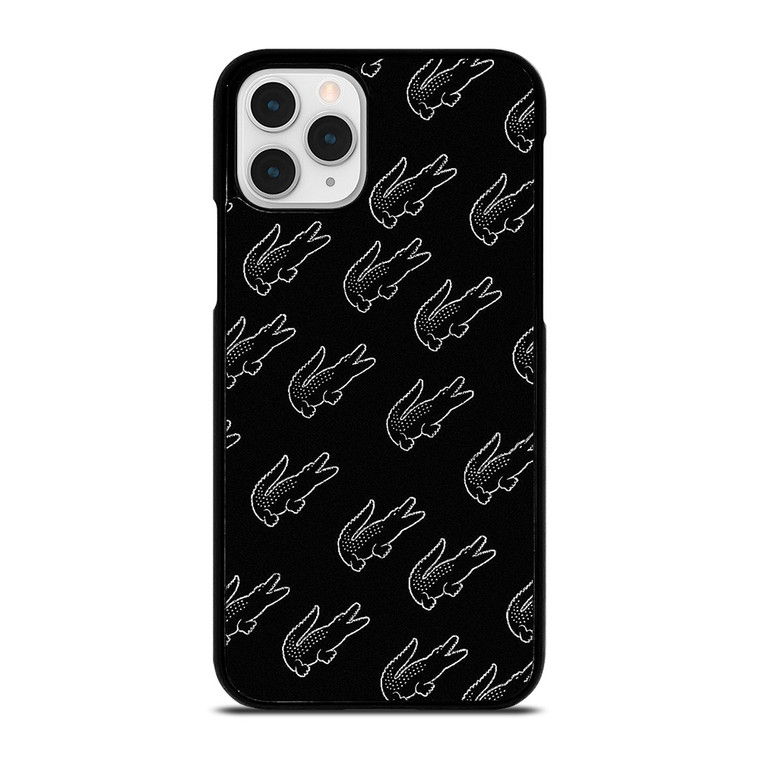 LACOSTE BLACK WHITE iPhone 11 Pro Case Cover