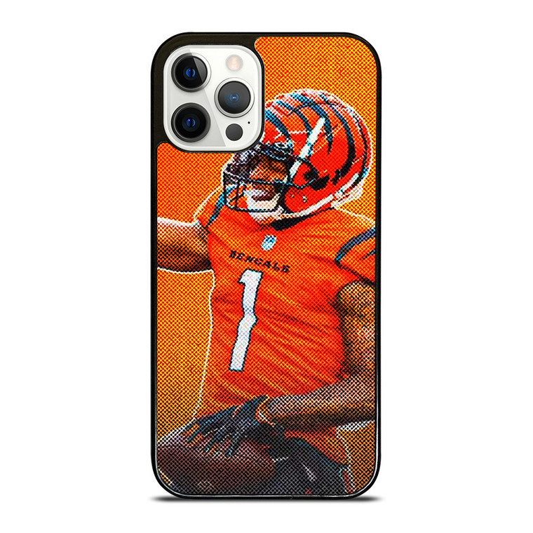 JAMARR CHASE CINCINNATI BENGALS NFL FOOTBALL 2 iPhone 12 Pro Case Cover JAMARR CHASE CINCINNATI BENGALS NFL FOOTBALL 2 iPhone 12 Pro Case Cover