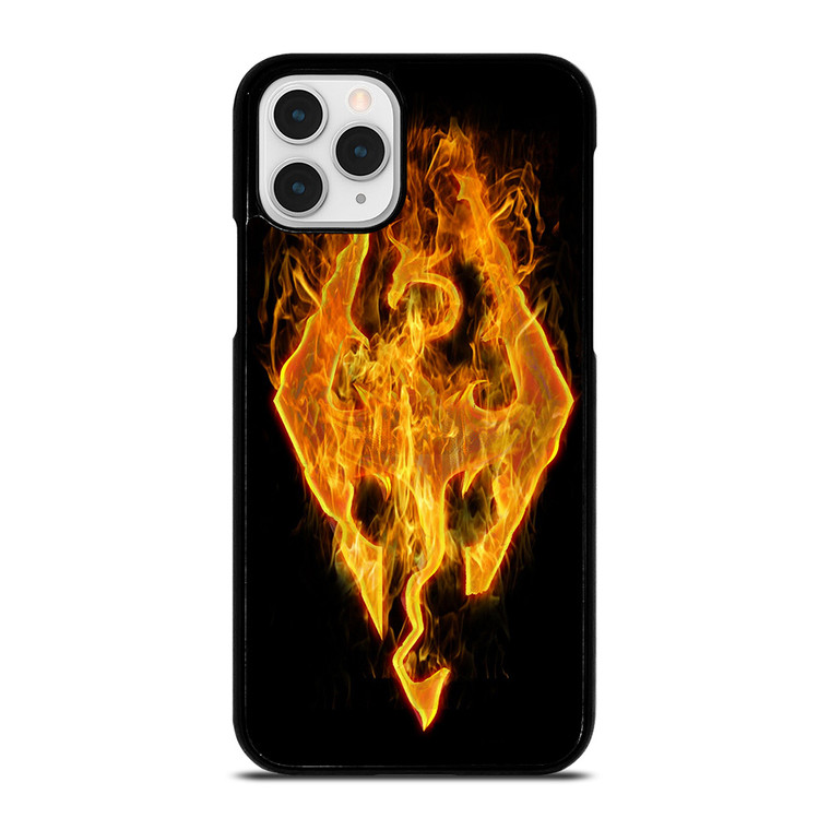 THE ELDER SCROLLS SKYRIM FIRE SIGN iPhone 11 Pro Case Cover