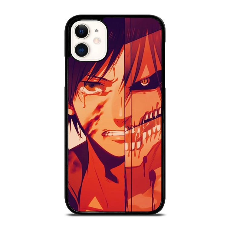 ATTACK ON TITAN EREN YEAGER ANIME iPhone 11 Case Cover