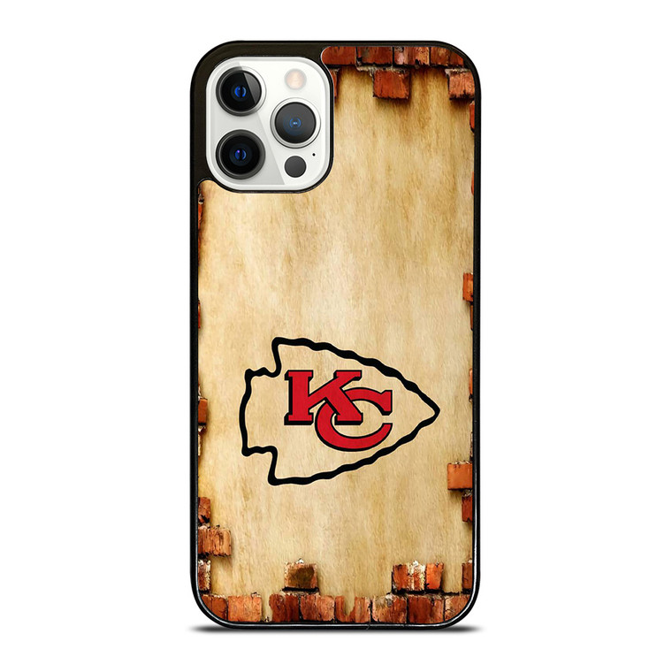 KANSAS CITY CHIEFS NFL FOOTBALL BRICKED iPhone 12 Pro Case Cover