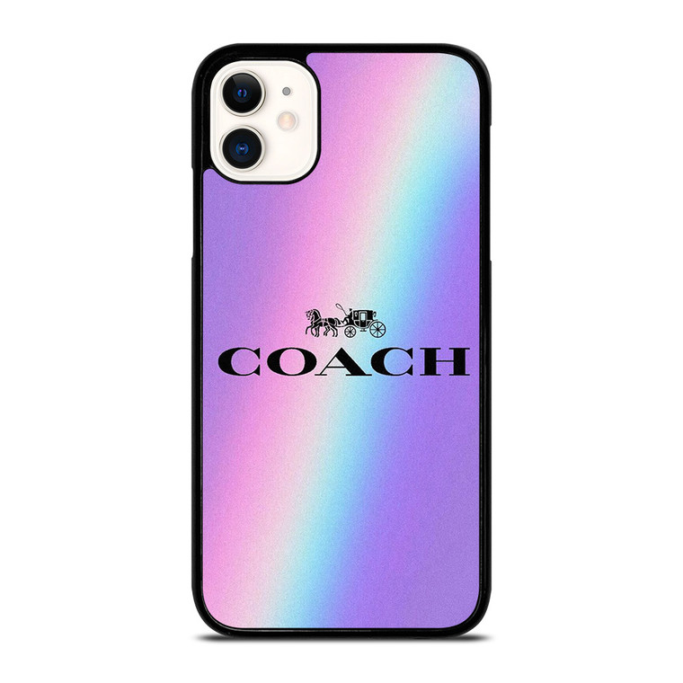 COACH NEW YORK VINTAGE RAINBOW iPhone 11 Case Cover