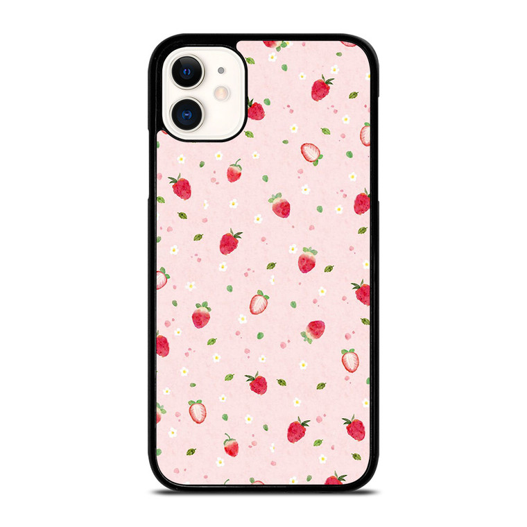 CUTE STRAWBERRY PATTERN iPhone 11 Case Cover