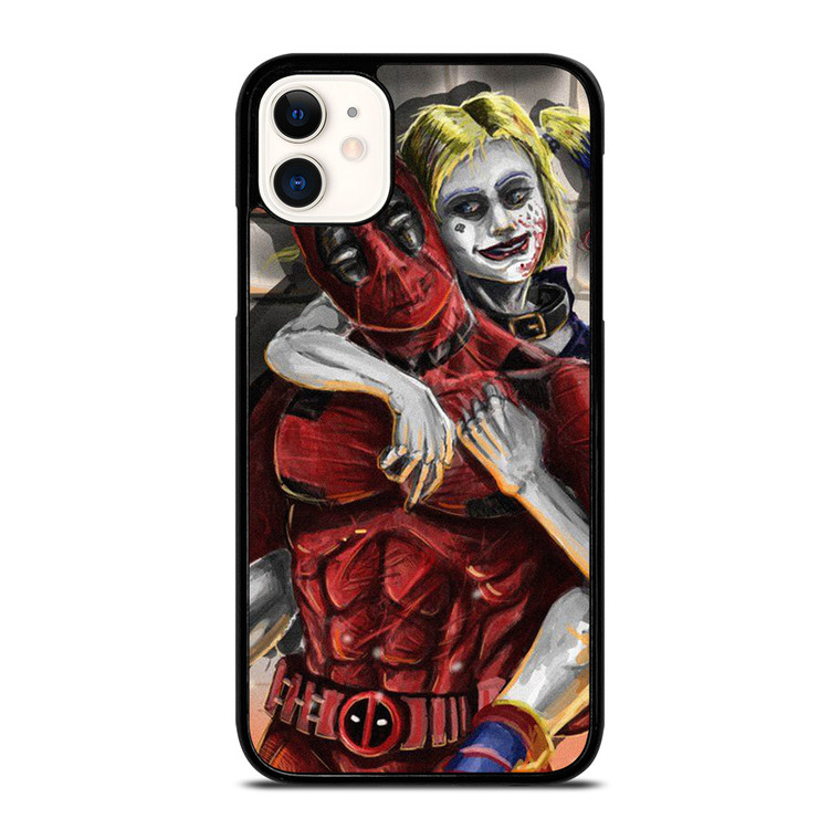 DEADPOOL HARLEY QUINN ART iPhone 11 Case Cover