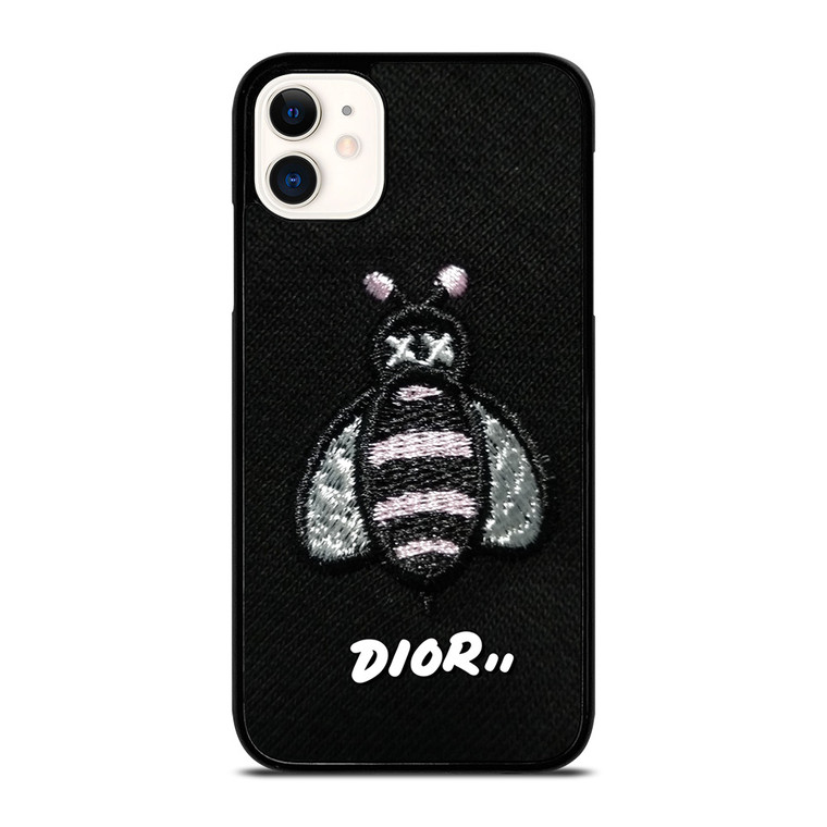 DIOR X KAWS BEE BLACK iPhone 11 Case Cover