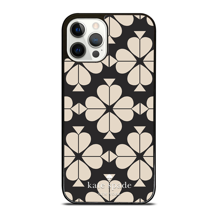 KATE SPADE JACQUARD CREAM iPhone 12 Pro Case Cover