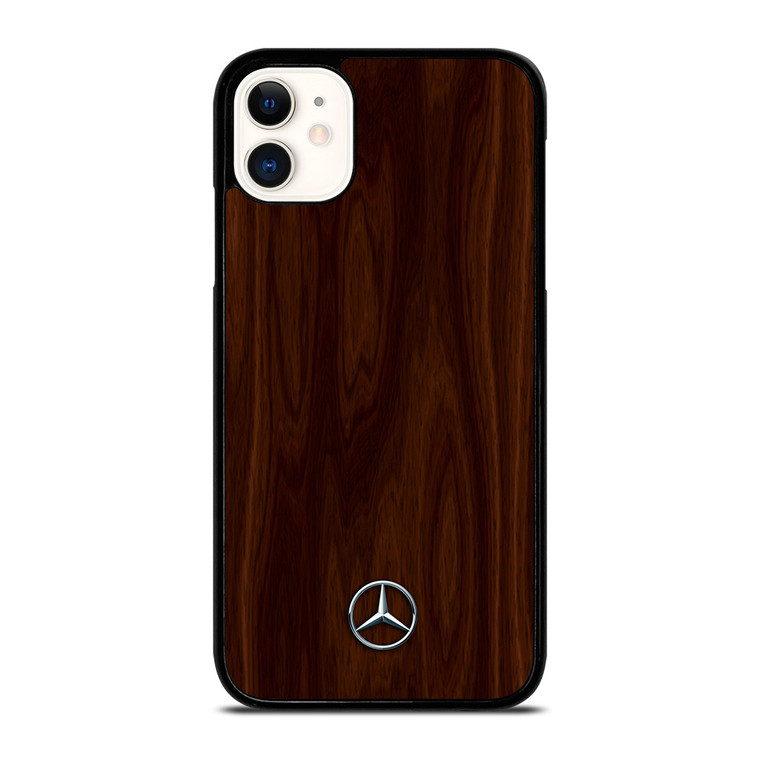 MERCEDES BENZ WOOD BROWN iPhone 11 Case Cover