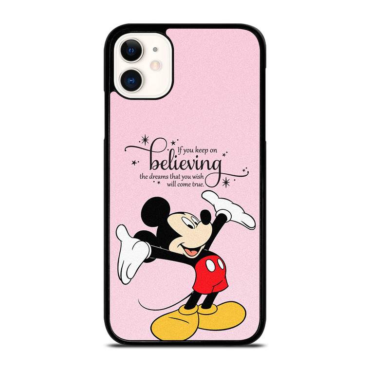 MICKEY MOUSE DISNEY QUOTES iPhone 11 Case Cover