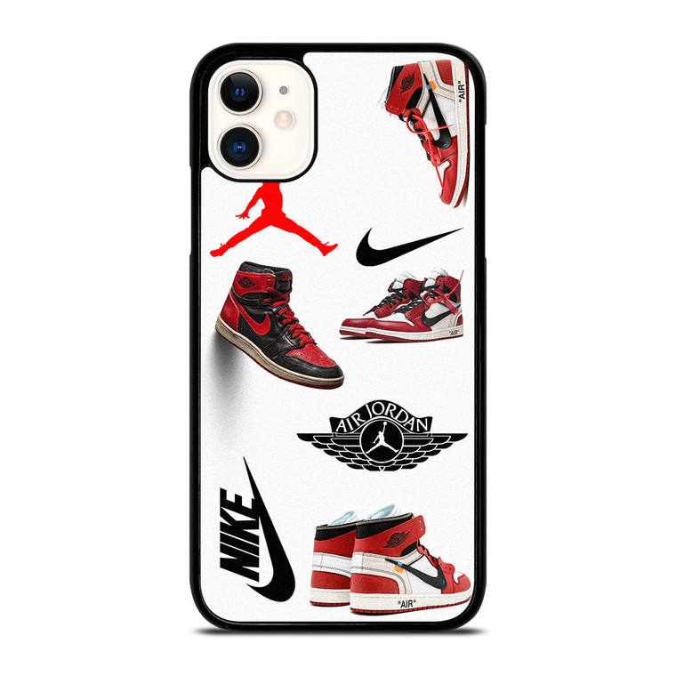 NIKE AIR JORDAN SHOES COLLAGE iPhone 11 Case Cover