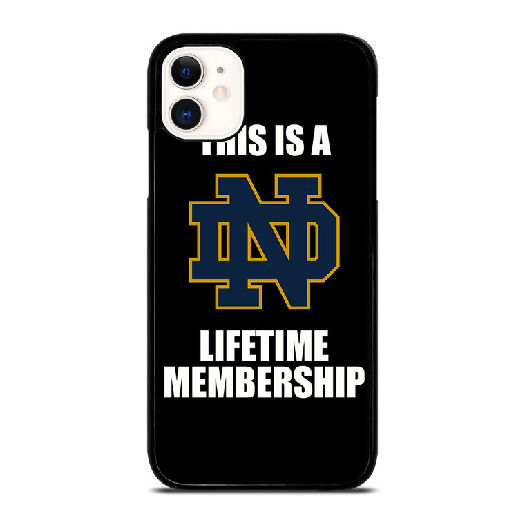 NOTRE DAME FIGHTING IRISH MEMBERSHIP iPhone 11 Case Cover