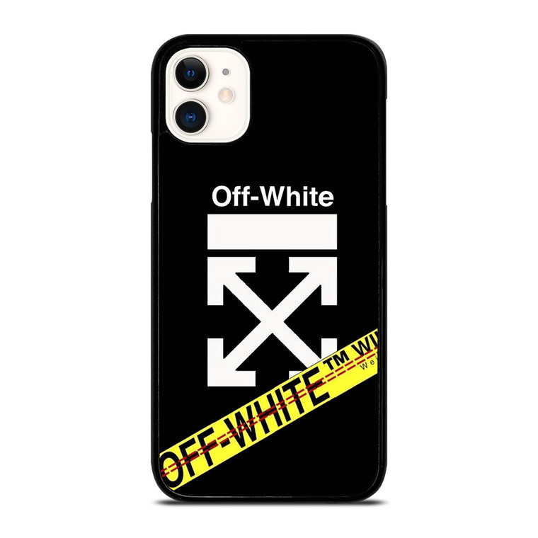 OFF WHITE YELLOW LABEL iPhone 11 Case Cover