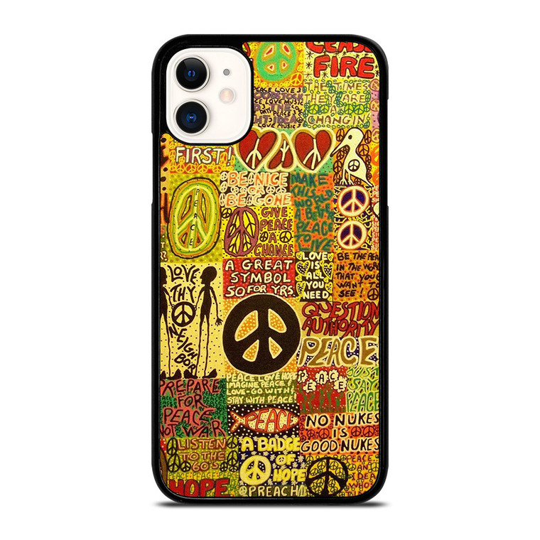 PEACE TAPESTRY PATTERN iPhone 11 Case Cover