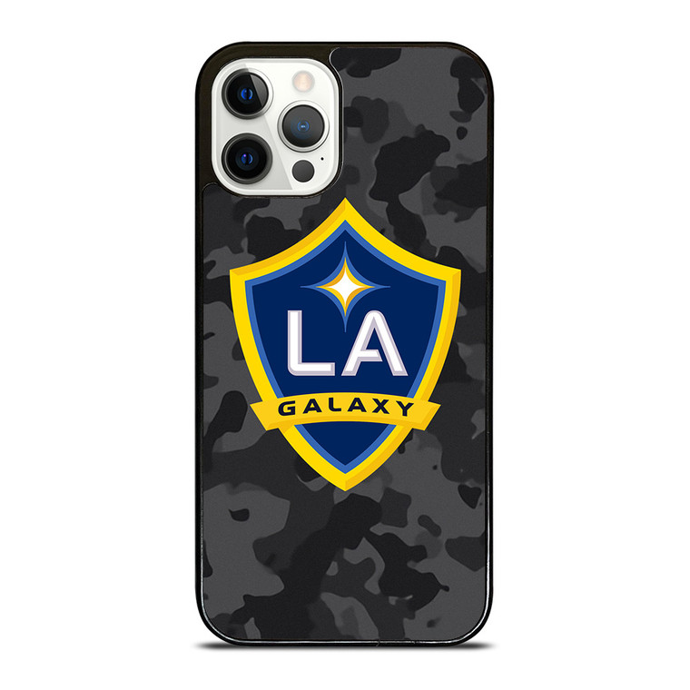 LA GALAXY MLS BLACK CAMO iPhone 12 Pro Case Cover