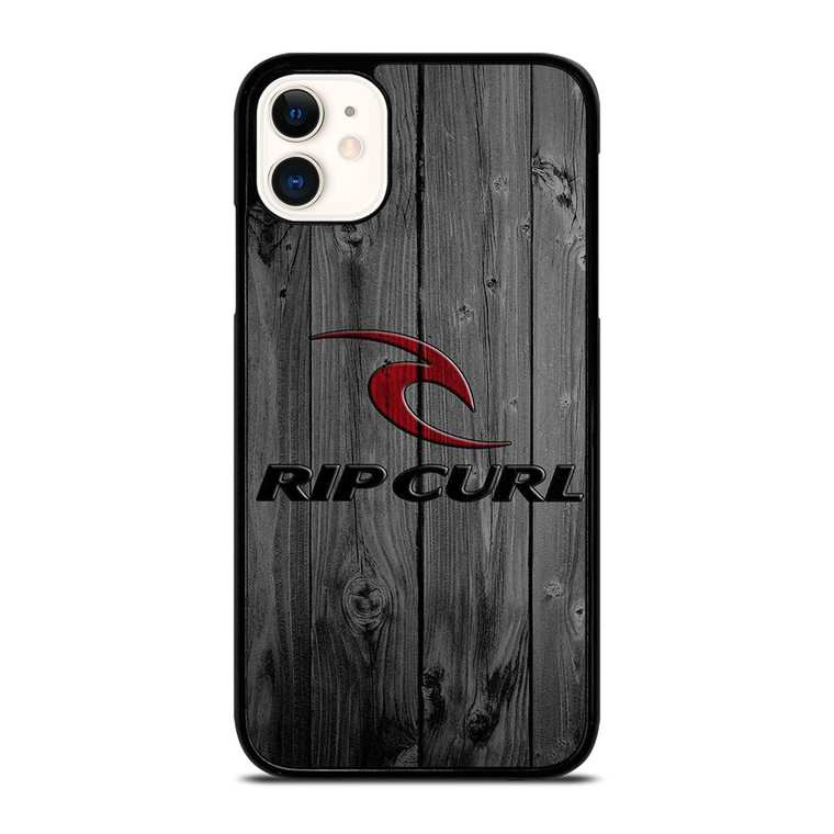 RIP CURL SURFING WOODEN LOGO iPhone 11 Case Cover