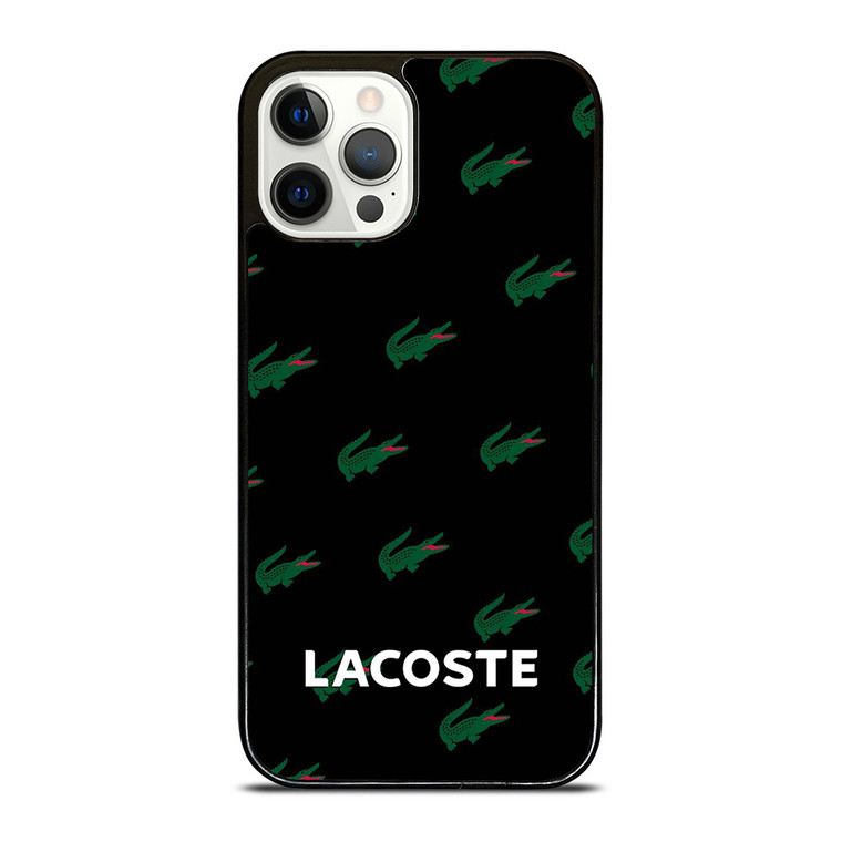 LACOSTE LOGO PATTERN iPhone 12 Pro Case Cover