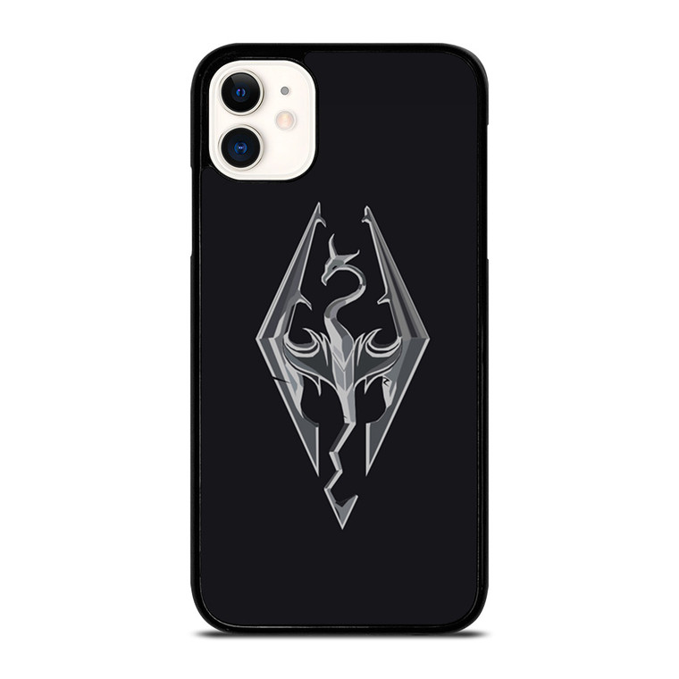 THE ELDER SCROLLS SKYRIM FLAT LOGO iPhone 11 Case Cover
