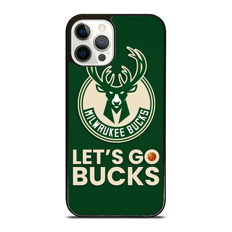 LETS GO MILWAUKEE BUCKS NBA BASKETBALL iPhone 12 Pro Case Cover