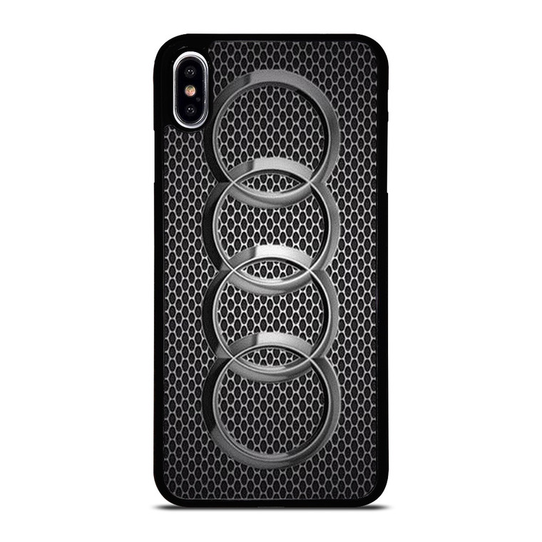 AUDI CAR METAL LOGO iPhone XS Max Case Cover