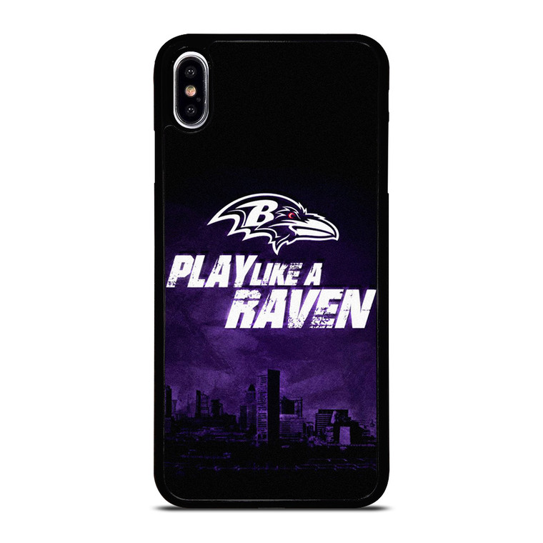 BALTIMORE RAVENS WORD iPhone XS Max Case Cover