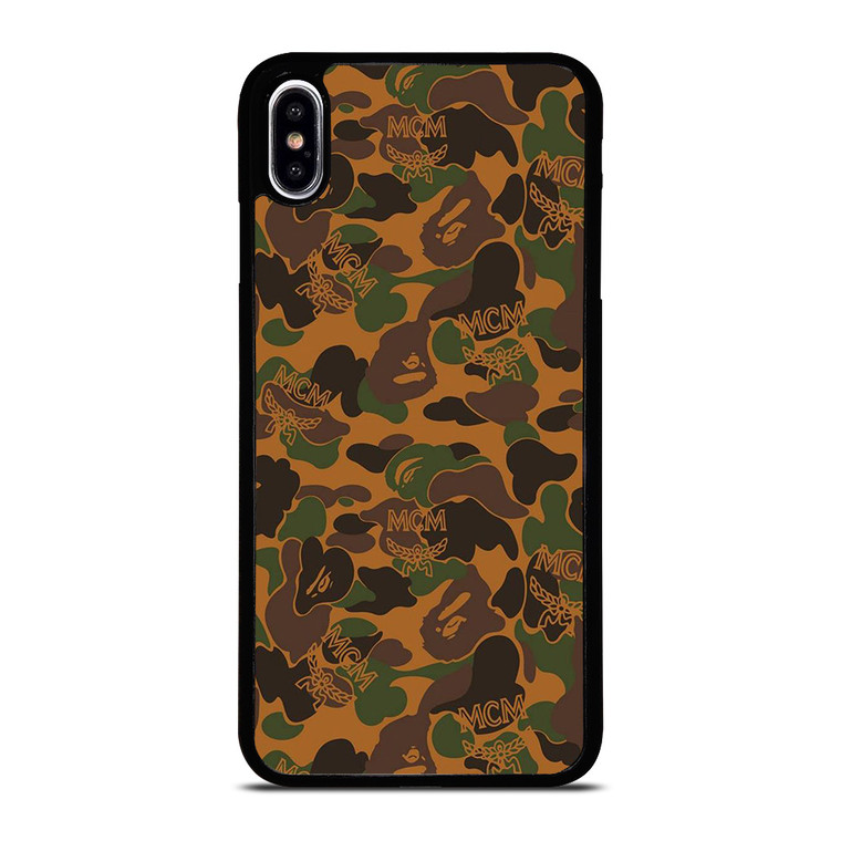 BAPE X MCM WORLDWIDE iPhone XS Max Case Cover