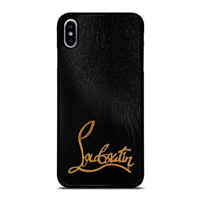 CHRISTAN LOUBOUTIN BLACK iPhone XS Max Case Cover