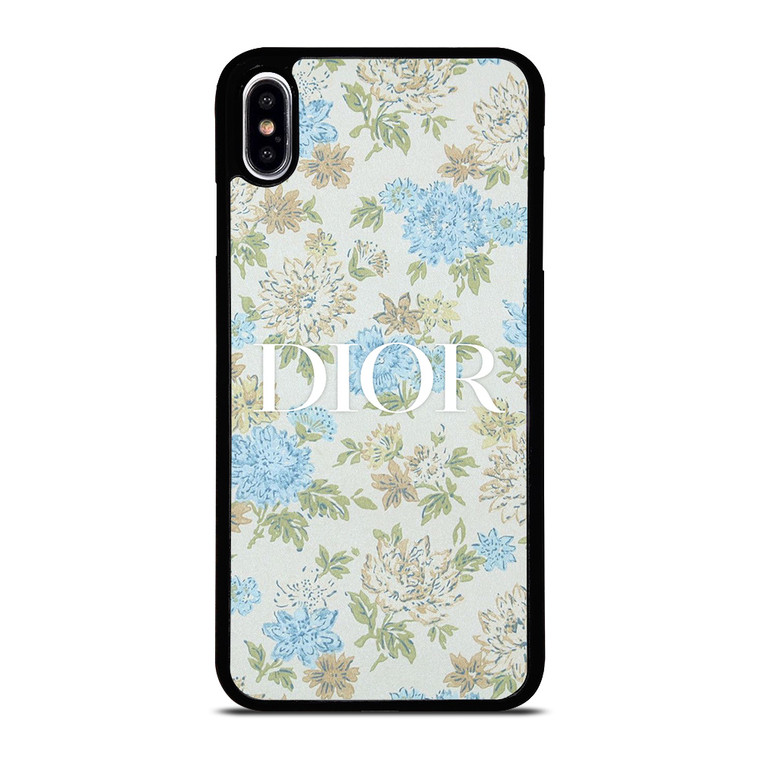 CHRISTIAN DIOR LOGO FLORAL iPhone XS Max Case Cover