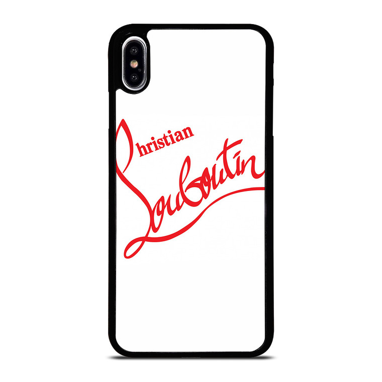 CHRISTIAN LOUBOUTIN WHITE iPhone XS Max Case Cover